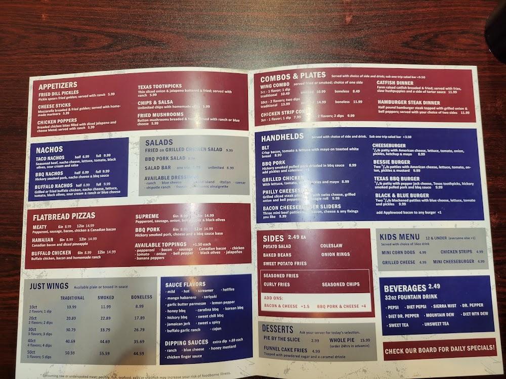 Topher's Wings Menu image 3